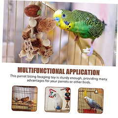 Bird Toy Parrot Chew Toy Parakeet Funny Toy Hanging Swing