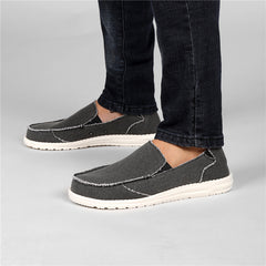 Men's Lightweight Canvas Slip-On Loafer Shoes