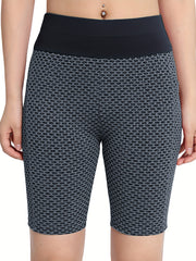 High Waist Yoga Pocket Shorts Sports Running Fitness Athletic Shorts