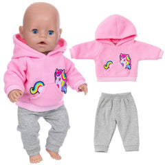 Doll Clothes for 17 Inch Dolls - Jumpsuit Integrated with Dolls