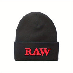 Letter Embroidery Knit Hat Hip Hop Beanie for Men and Women