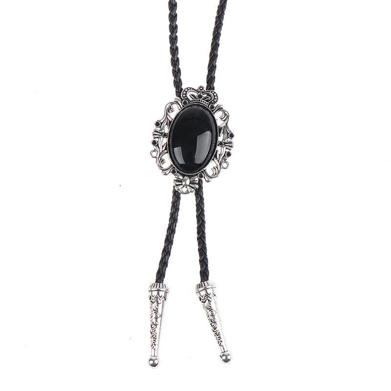 Classic Oval Bolo Tie Western Cowboy Shirt Bolo Ties