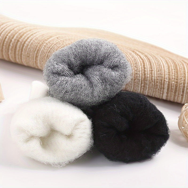 Winter Thermal Knit Gloves Touch Screen Windproof Warm Thick Full Finger Gloves