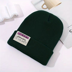 Unisex Couple Beanie Warm Knit Hat Soft Skull Cap Coldproof Beanies