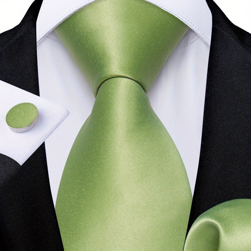 Men's Silk Classic Necktie Solid Ties Business Wedding Gift