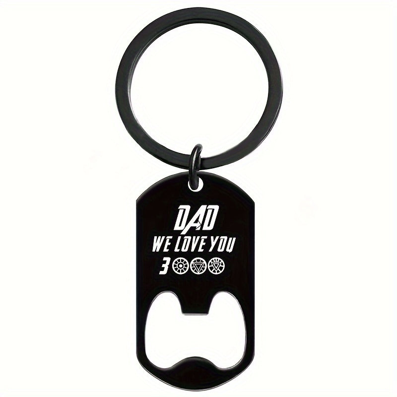 Metal Key Ring Keychain Corkscrew Father's Gift For Men Friends