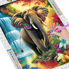 Elephant 5D Diamond Painting Kit for Home Decor