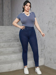 High Rise Stretch Skinny Jeans