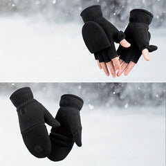 1pair Leak-proof Finger Gloves for Outdoor Activities