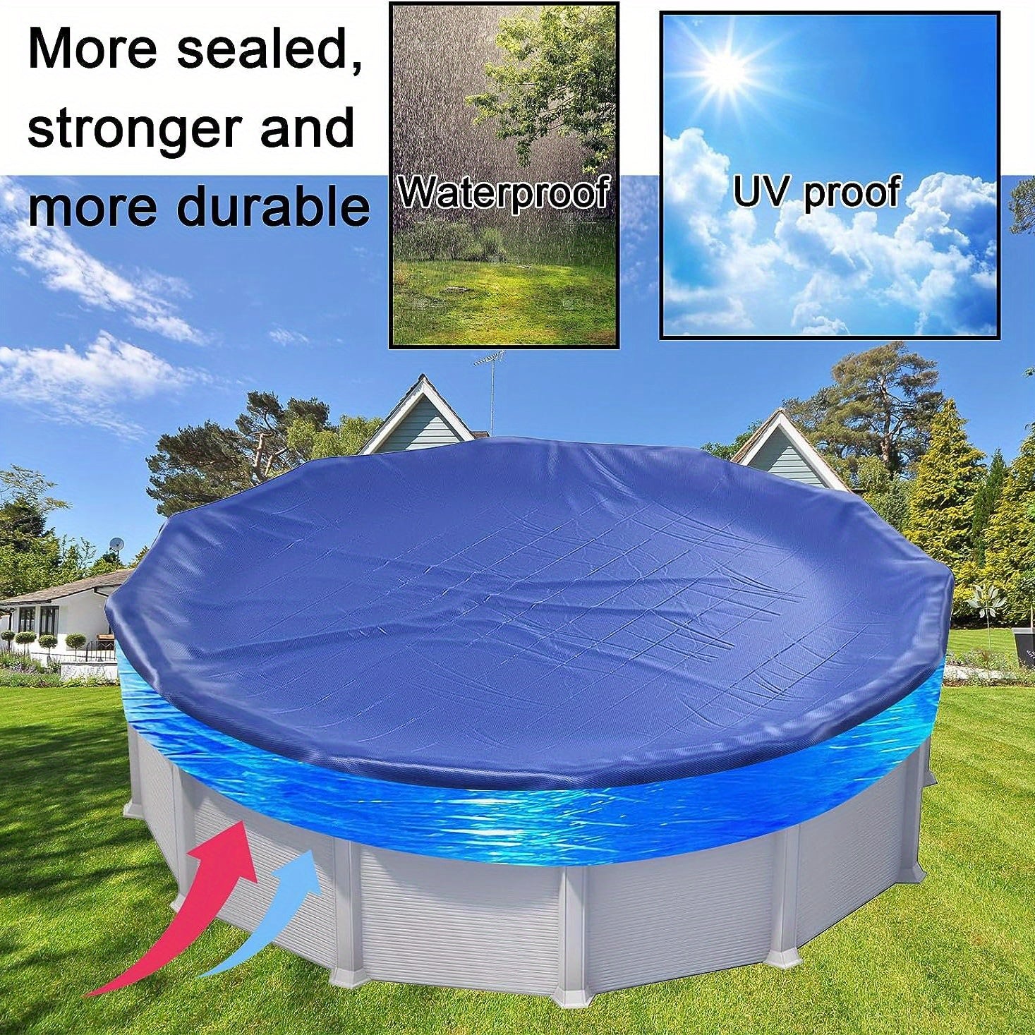 Winter Cover Sealer Above Ground Pool Covers 242.01m Windproof Pool Wrap