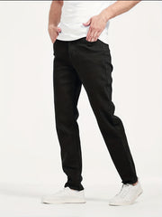 Men's Cotton Regular Fit Stretch Jeans for Spring Summer
