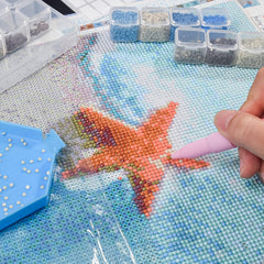 5D Diamond Painting Storage Container, 28 56 Grids Clear Diamond Embroidery Box