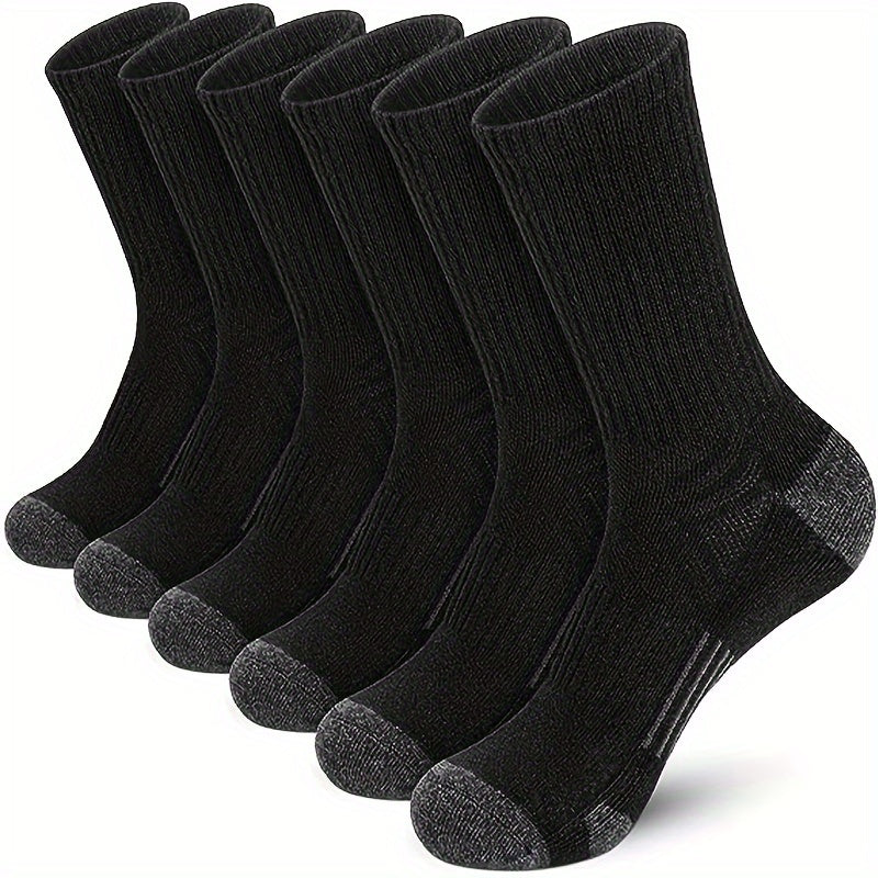 Men's Sports Crew Socks Cotton Cushioning Socks