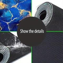 Hand painted Crack Printing Mouse Pad, Non-slip Square Design