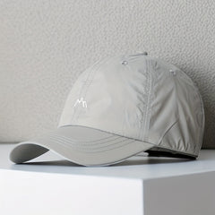 Unisex Sunshade Adjustable Baseball Cap With Mountain Embroidery