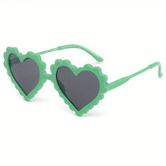 Heart Sunglasses For UV Protection PC Frame Sunglasses For Children