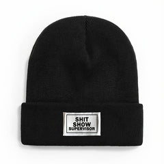 Winter Warm Knitted Hat Outdoor Hip hop Beanie