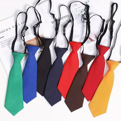 Adjustable Leather Band Small Tie for Men