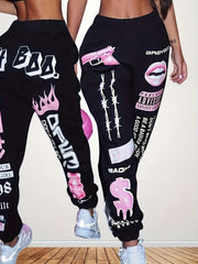 Y2K Streetwear Sweatpants Casual Sports Pants Women's Clothing