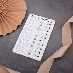 English Self Discipline Puncher Daily Plan Board To Do List RV Checklist