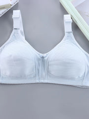 3 Pack Plus Size Bras Set Women's Plus Comfort Full Cover