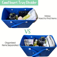 Rubber Divider Tray for Beach Bag - Waterproof Tote Bag Insert