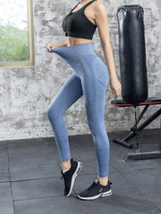 Seamless High Waist Yoga Leggings Hollow Out Slimming Fitness Pants
