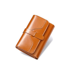 Vintage Trifold Wallet Clutch Portable Coin Purse Clutch