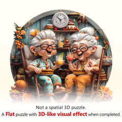 Animal Shaped Jigsaw Puzzle for Grandma's Party