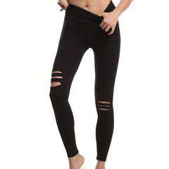 Rippled Yoga Leggings High Waist Hip lifting Fitness Workout Gym Pants
