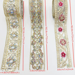 Sequin Strap Lace Sewing Craft Fabric Ribbon Home Decor Sewing Supplies