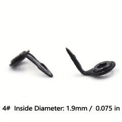 9KM Fishing Rod Guides Repair Kit Stainless Steel Freshwater Saltwater