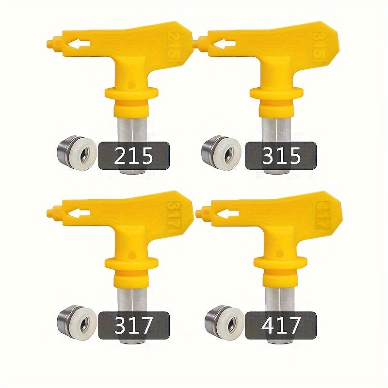4pcs Reversible Airless Sprayer Tip Nozzle for Paint Sprayers 215 315 317 417