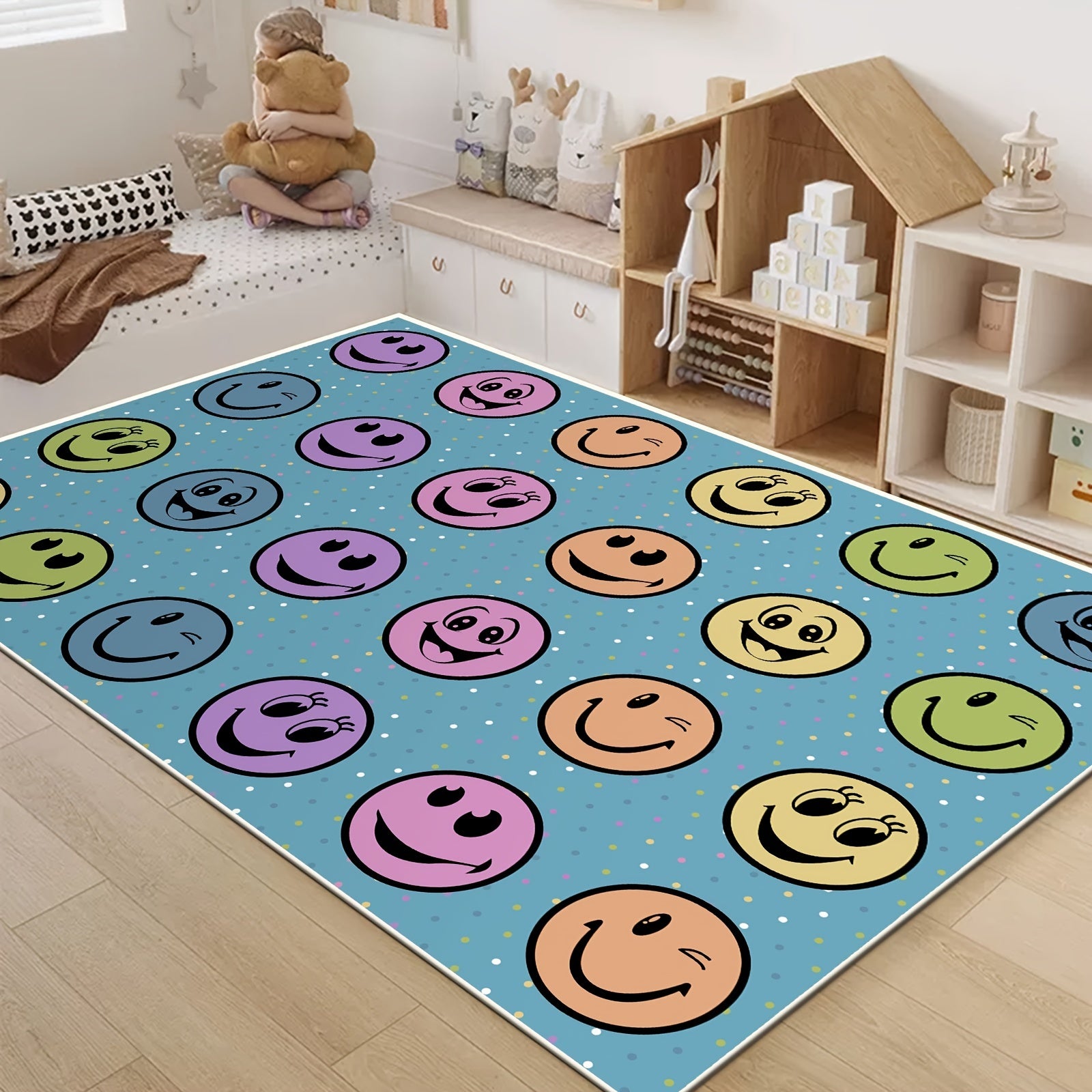Children's Classroom Seating Rug For Nursery School