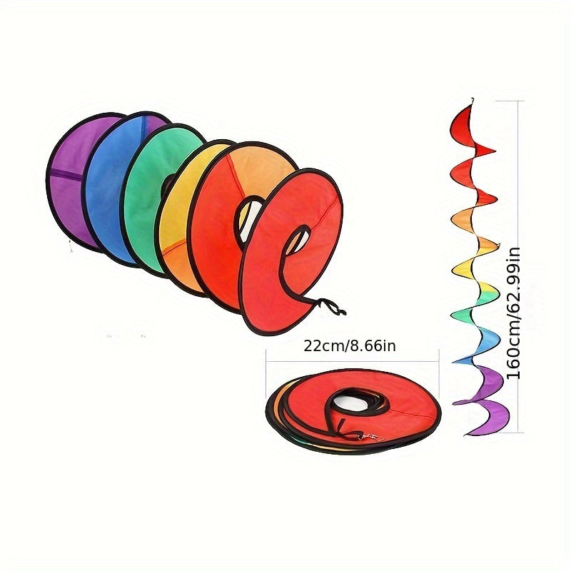 6m Colorful Windmill Tent Hanging Flag for Camping