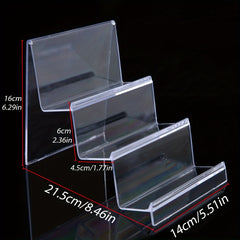 4 Tier Clear Glasses Display Rack Sunglasses Storage Stand Holder Organizer