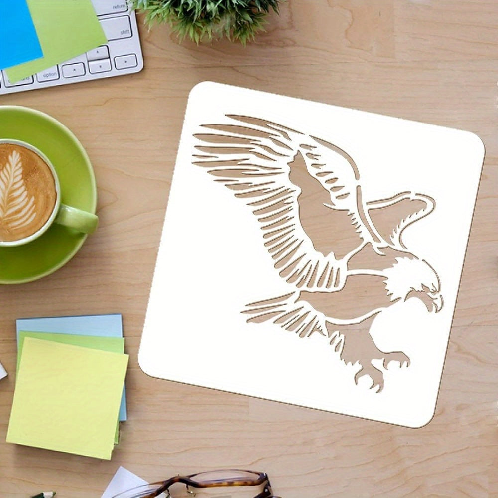 Plastic Reusable Stencil for Drawing/Painting on Fabric, Furniture, Wood