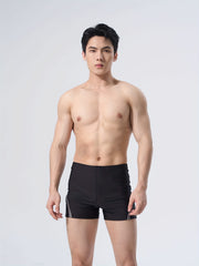 Solid Men's Boxer Sports Swimming Trunks Beach Shorts Surfing Beachwear