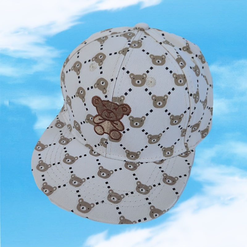 Embroidered Bear Hip Hop Baseball Cap Sun Hat 53