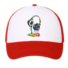 Printed Duck Tongue Baseball Cap Sun Hat for Outdoor Sports