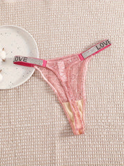 3 Pack Plus Size Sexy Panties with Rhinestone Studded Detail