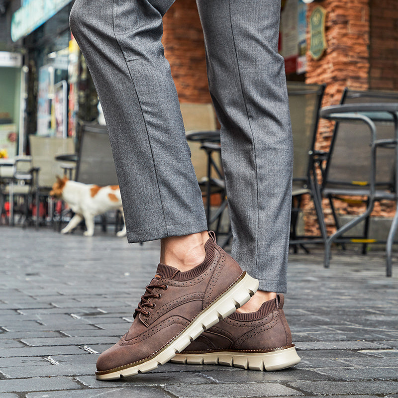 Men's Wingtip Brogue Lightweight Oxford Shoes