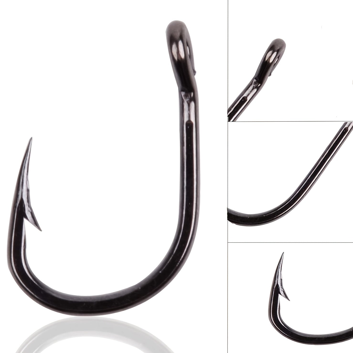 25pcs Stainless Steel Saltwater Fishing Hooks for Productive Trips