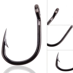 25pcs Stainless Steel Saltwater Fishing Hooks for Productive Trips