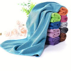 2pcs Quick Cooling Ice Towel for Sports Heat Resistant Elastic