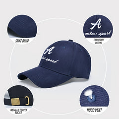 Letter Embroidered Baseball Cap Outdoor Sunscreen Dad Hat