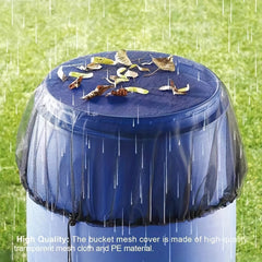 2pcs Outdoor Mesh Netting for Rain Barrels & Water Buckets