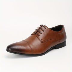 Men's Lace Up PU Business Shoes for Formal Occasions