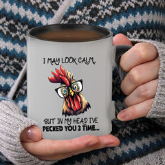 Funny Chicken Ceramic Mug Great Gift For Mom Friends