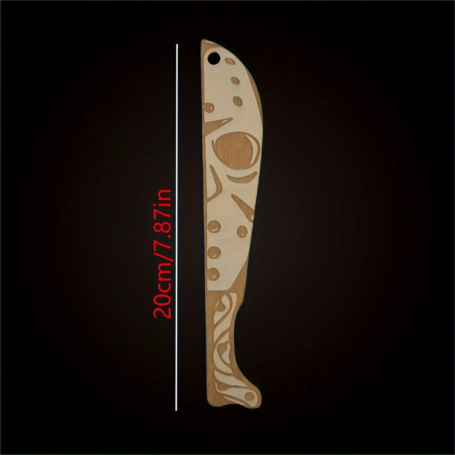 4pcs Wooden Halloween Decoration Props Pendant Horror Party Gift